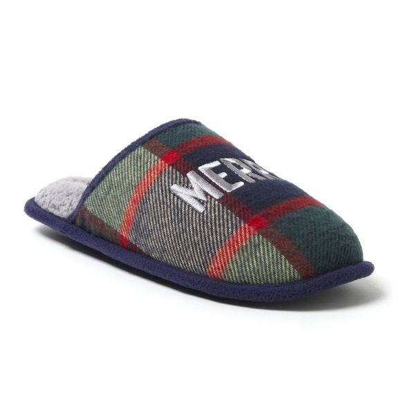 Merry Vibes Mens Dearfoam Slippers
Sz M 9-10 NWT 🏷 great gift! 🎁 - Picture 4 of 16